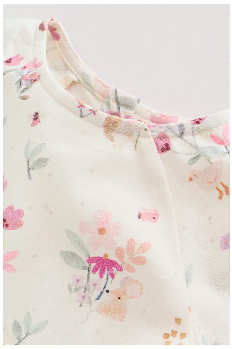 Kids' 2-Pack Floral Jersey Dresses, Alternate, color, PINK
