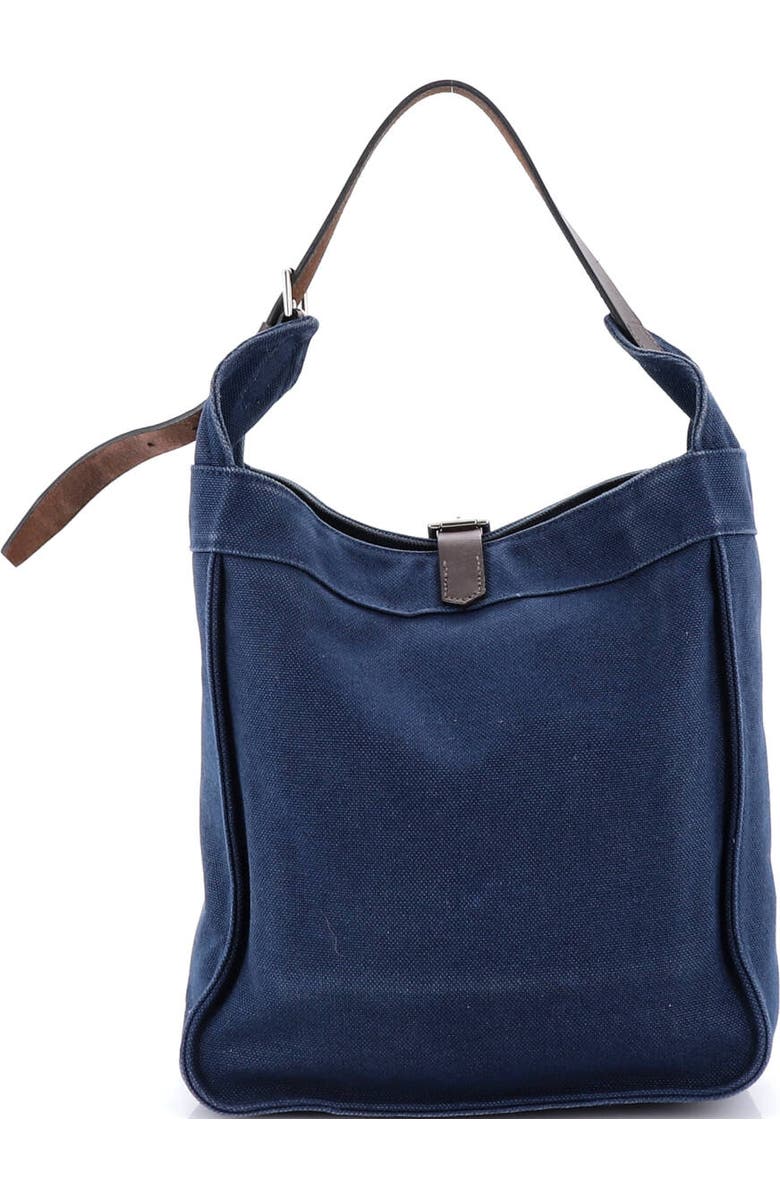 Pre-Owned Hermes Marwari Bag Clemence PM, Alternate, color, Bleu De Prusse