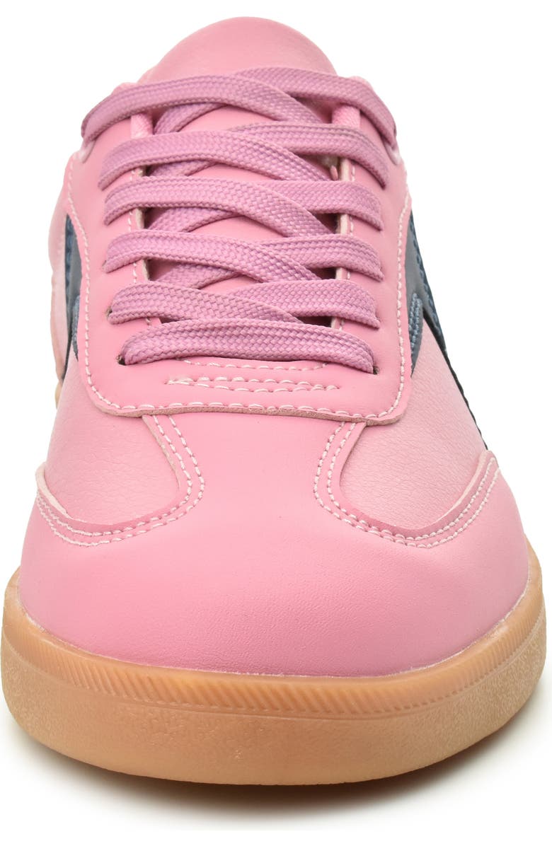 Nicole Miller Colorblock Low Top Sneaker, Alternate, color, Pink Navy