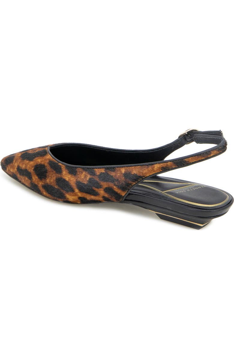 Kenneth Cole Berkette Slingback Flat, Alternate, color, Leopard Haircalf