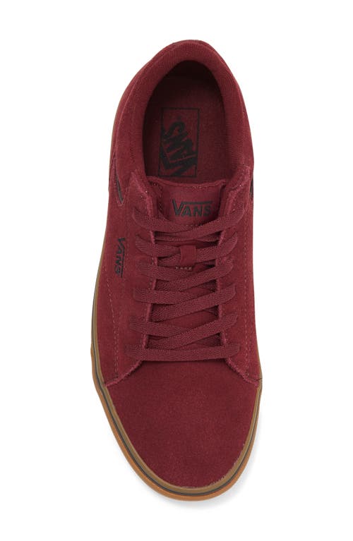 Vans Seldan Sneaker In Burgundy