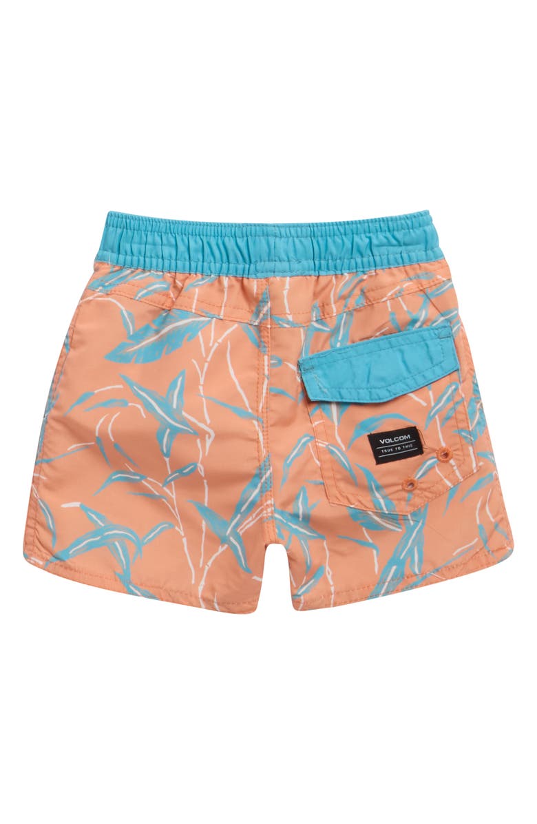 Volcom Jersey T-Shirt & Swim Shorts Set, Alternate, color, Grey