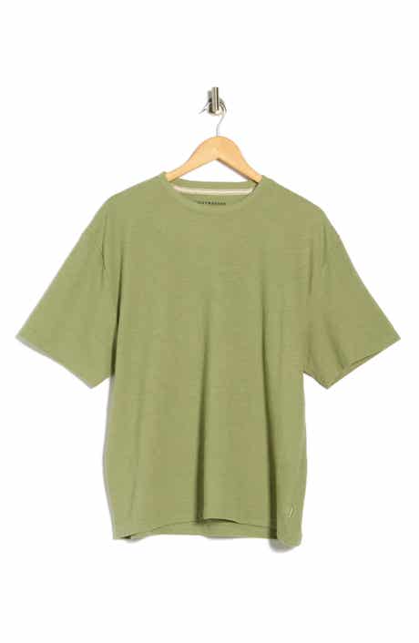Lucky Brand Textured Boxy Knit T-Shirt