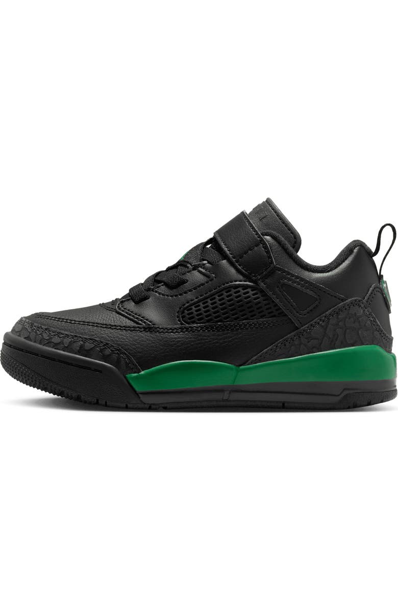 Jordan Kids' Spizike Low Sneaker, Alternate, color, Black/ Anthracite/ Pine Green