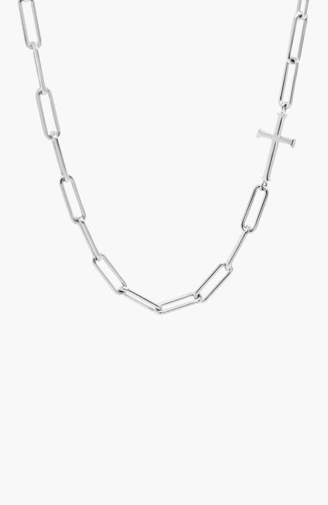 Chain Breaker Cross Necklace