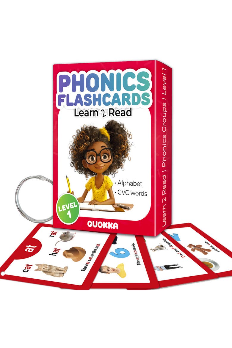 ABC Learning Flash Cards for Toddlers, Main, color, 52 Phonics