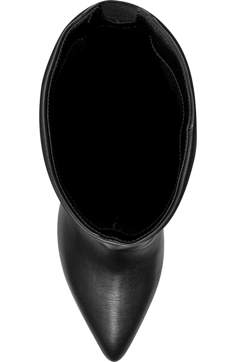 Marc Fisher Foldover Block Heel Boot, Alternate, color, Black