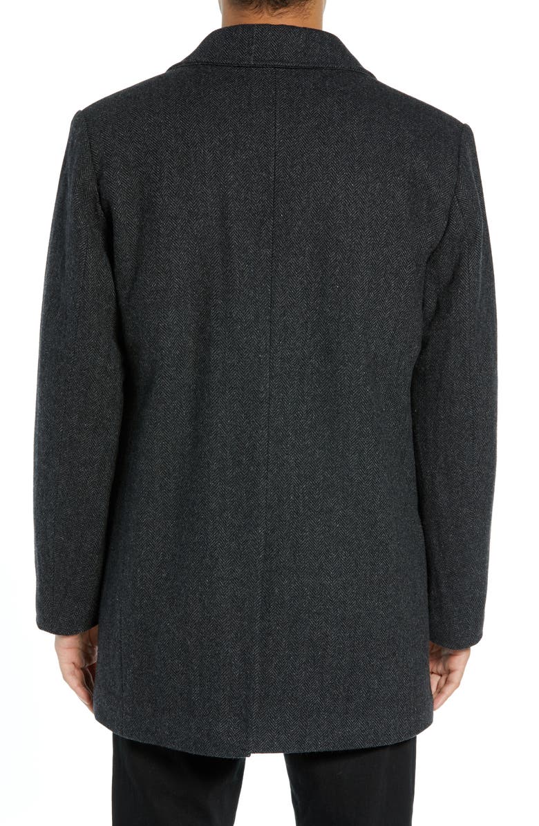 Pendleton Iconic Textures Manhattan Wool Blend Top Coat, Alternate, color, 