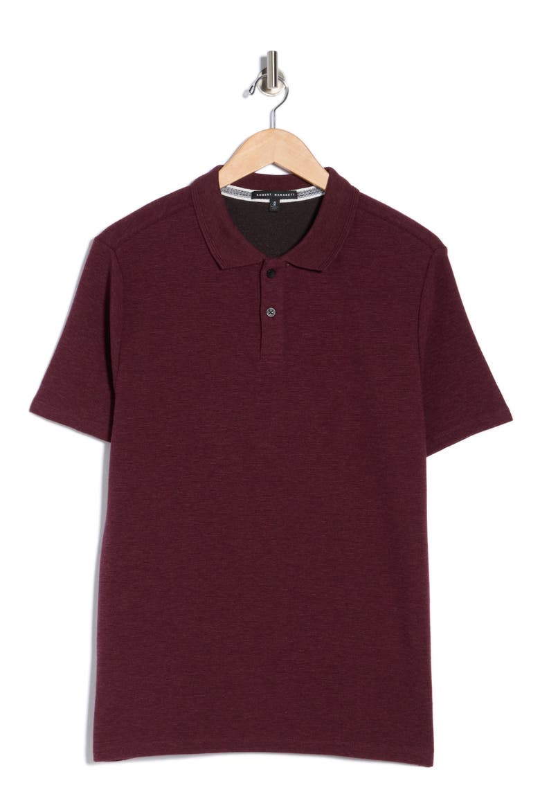 Rick Knit Polo, Alternate, color, DEEP BORDEAUX