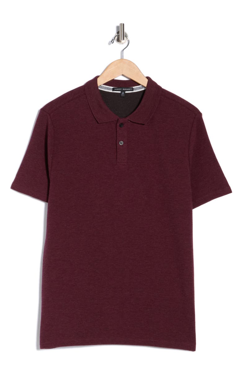 Robert Barakett Rick Knit Polo, Alternate, color, Deep Bordeaux