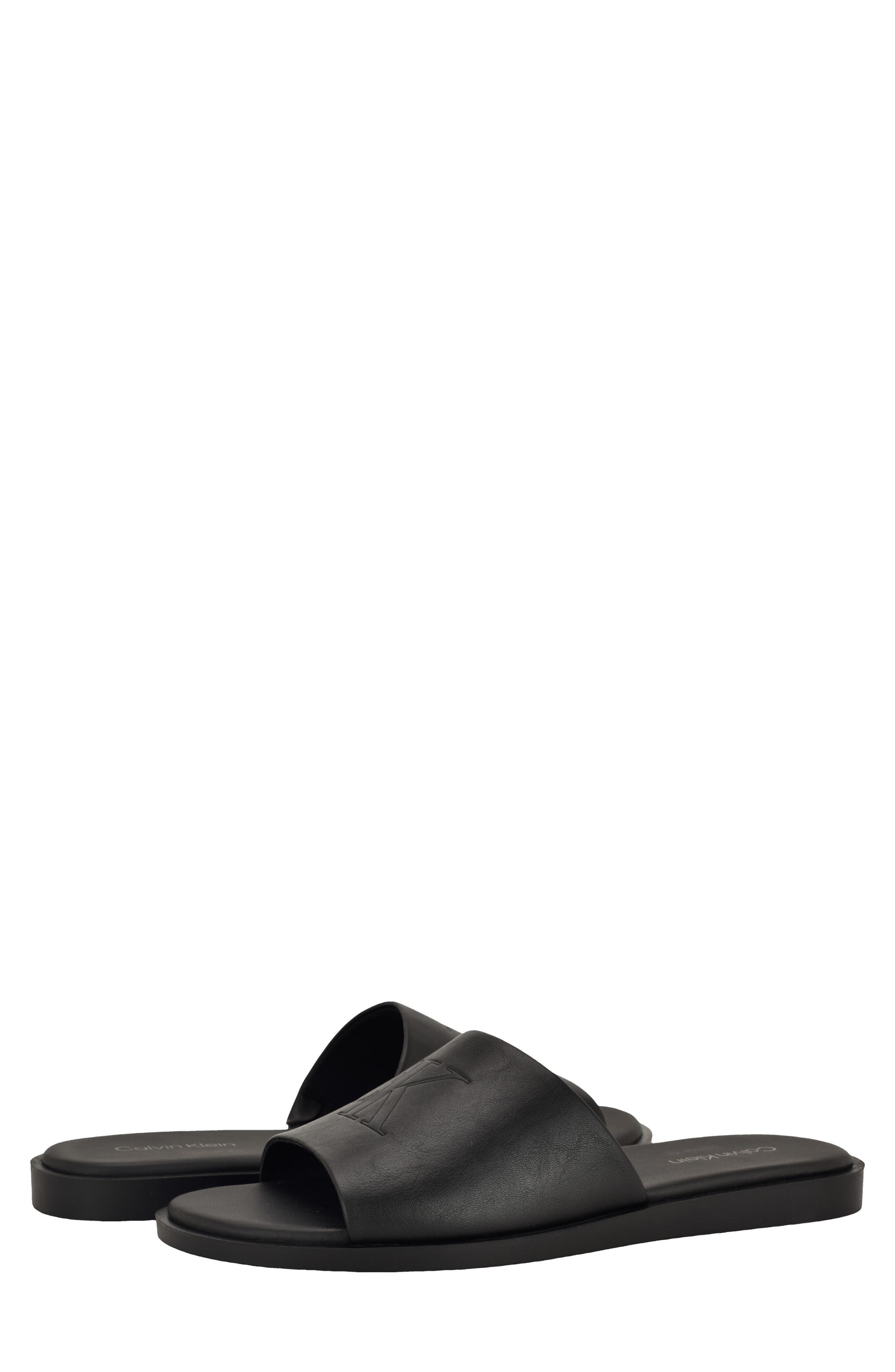 Calvin Klein Edenn Slide Sandal, Alternate, color, Black