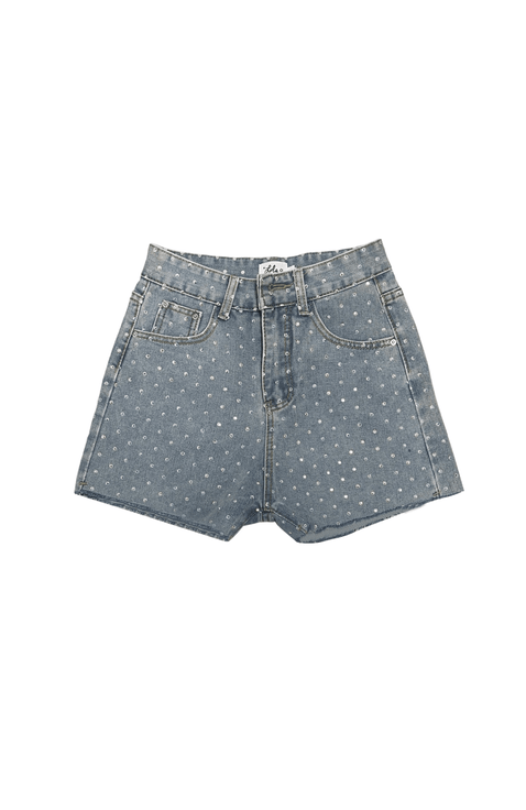 Sparkle Denim Shorts