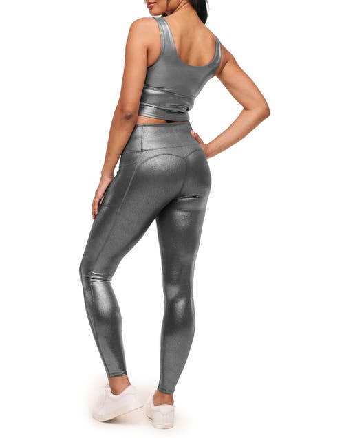 Adore Me Cosmic Leggings In Dark Grey