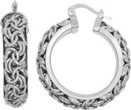 FZN Textured Huggie Hoop Earrings