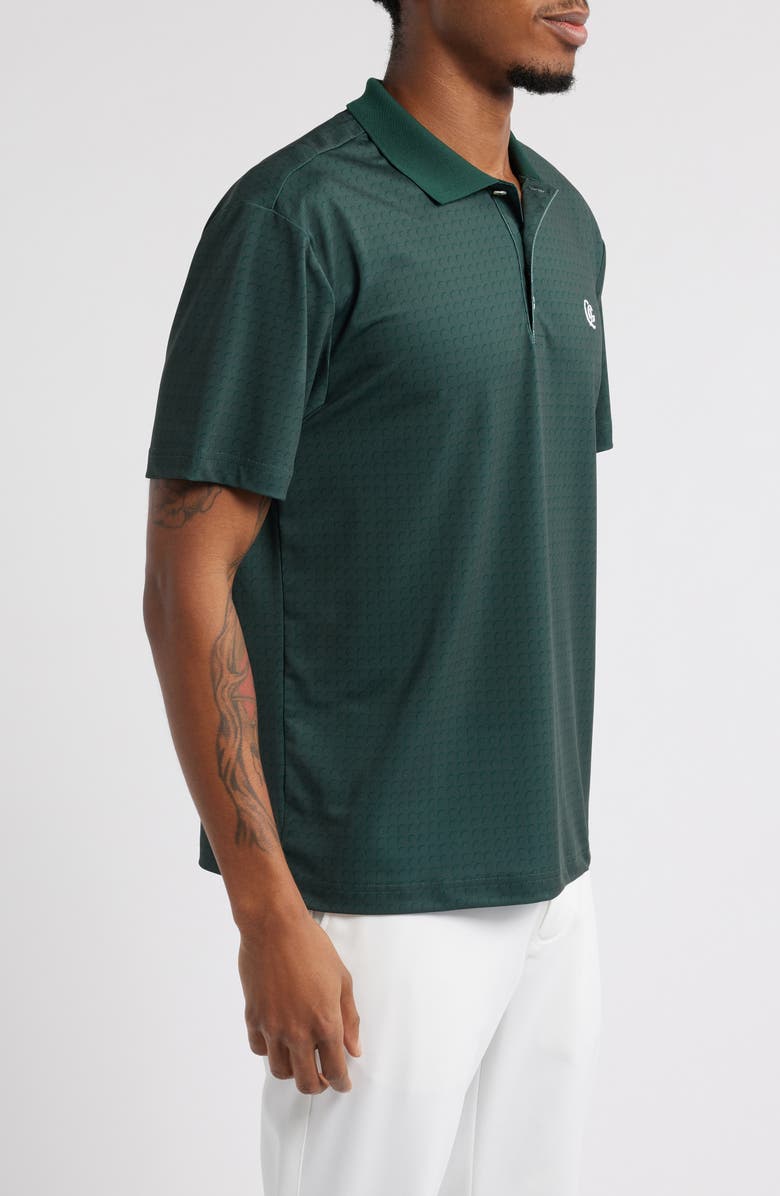Quiet Golf Monogram Crater Golf Polo, Alternate, color, 