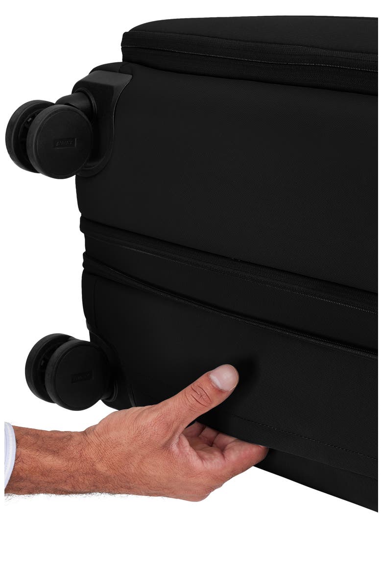 The Softside Large Suitcase, Alternate, color, JET BLACK
