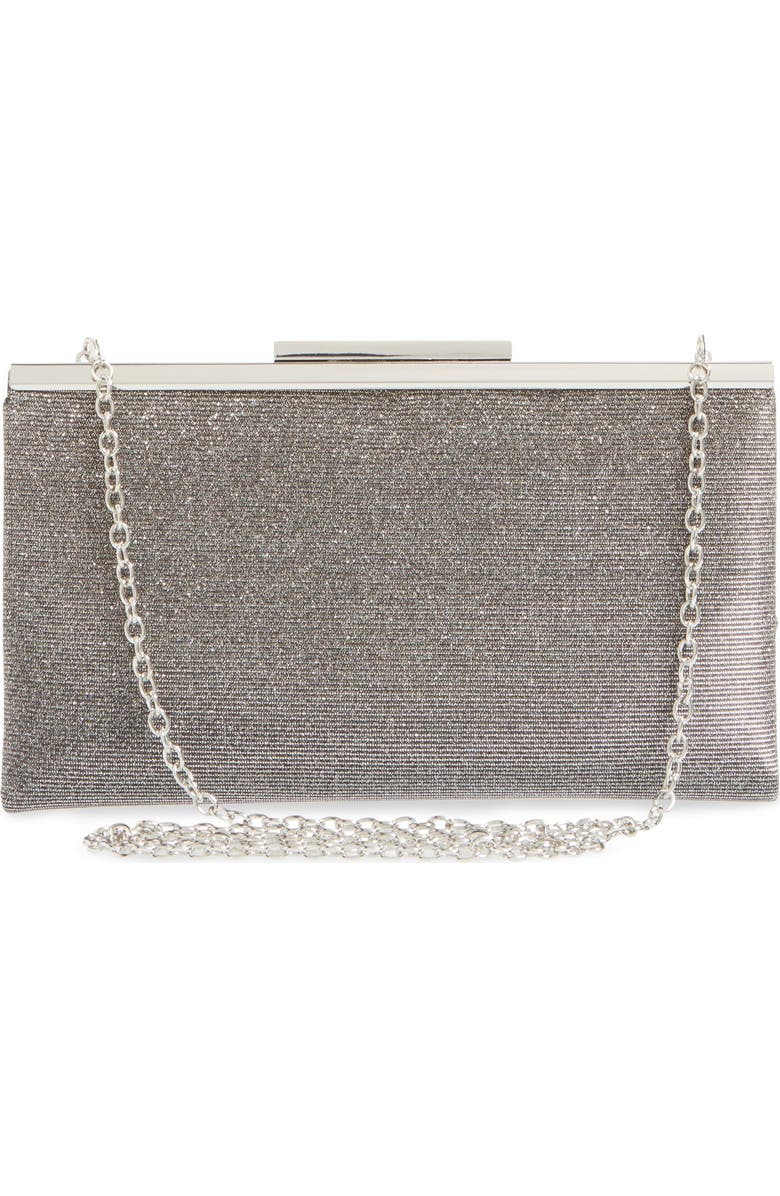 Glint 'Topper' Glitter Clutch, Alternate, color,