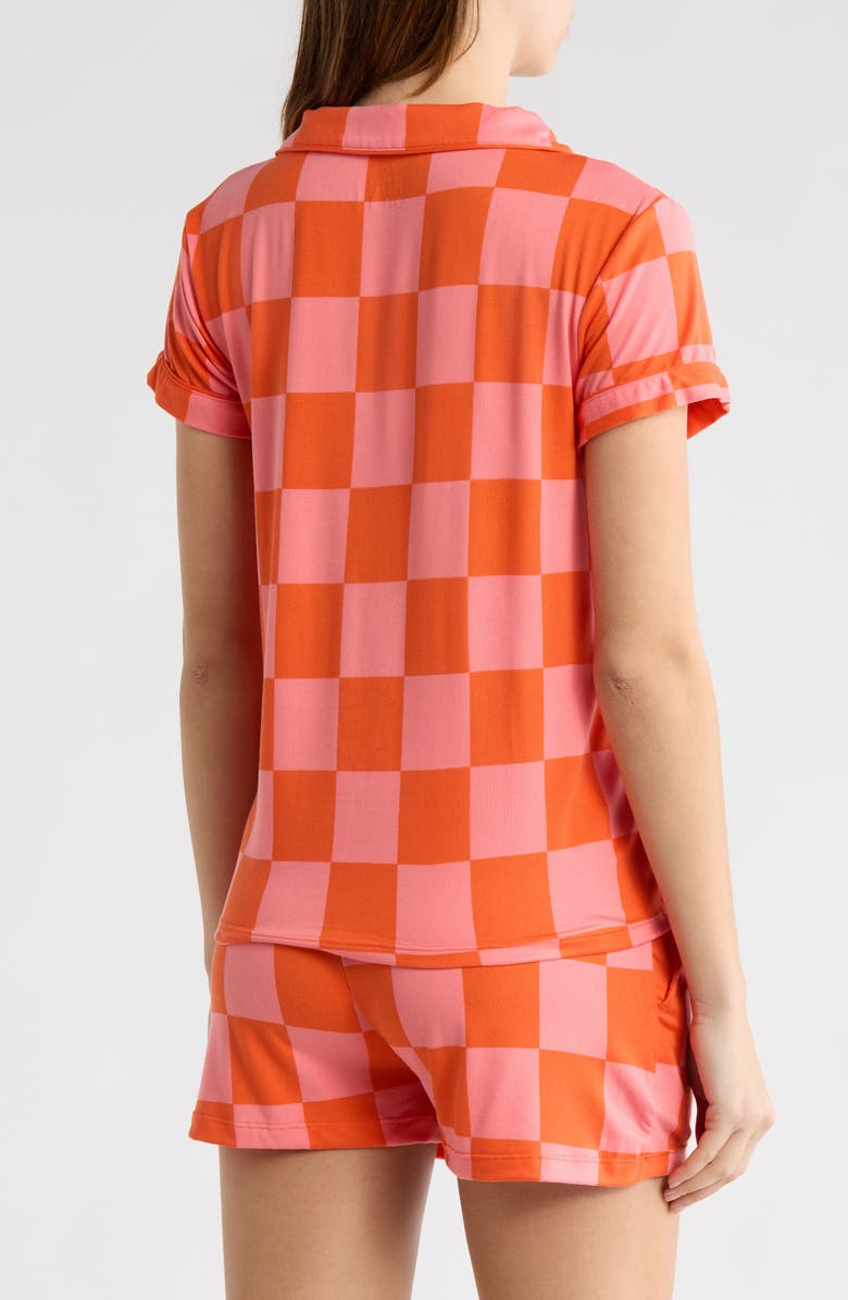 ENZOS INACTIVE WEAR Dixie Checkerboard Short Pajamas, Alternate, color, 