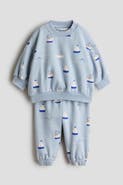 H&M 2-piece Cotton Sweatshirt Set