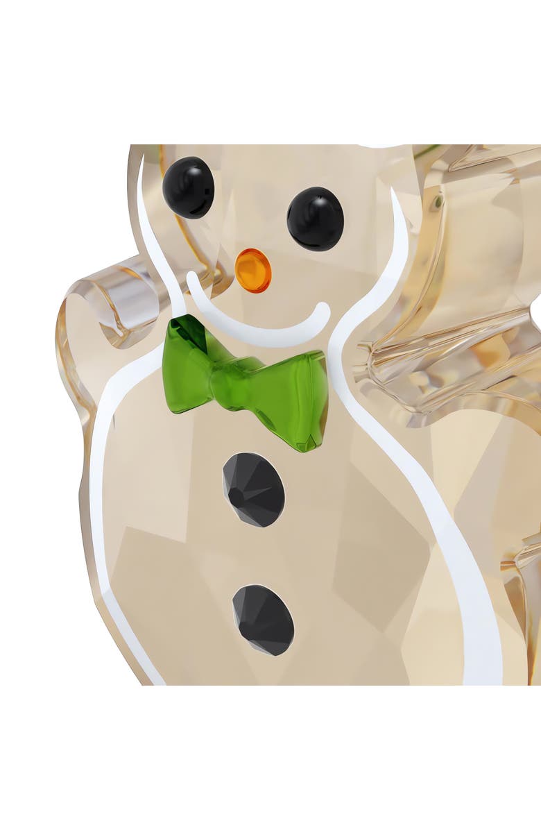 Swarovski Holiday Cheers Set of 3 Crystal Gingerbread Ornaments, Alternate, color, White