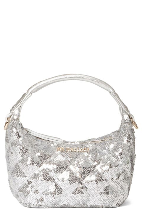 Tiny Metro Sequin Top Handle Bag