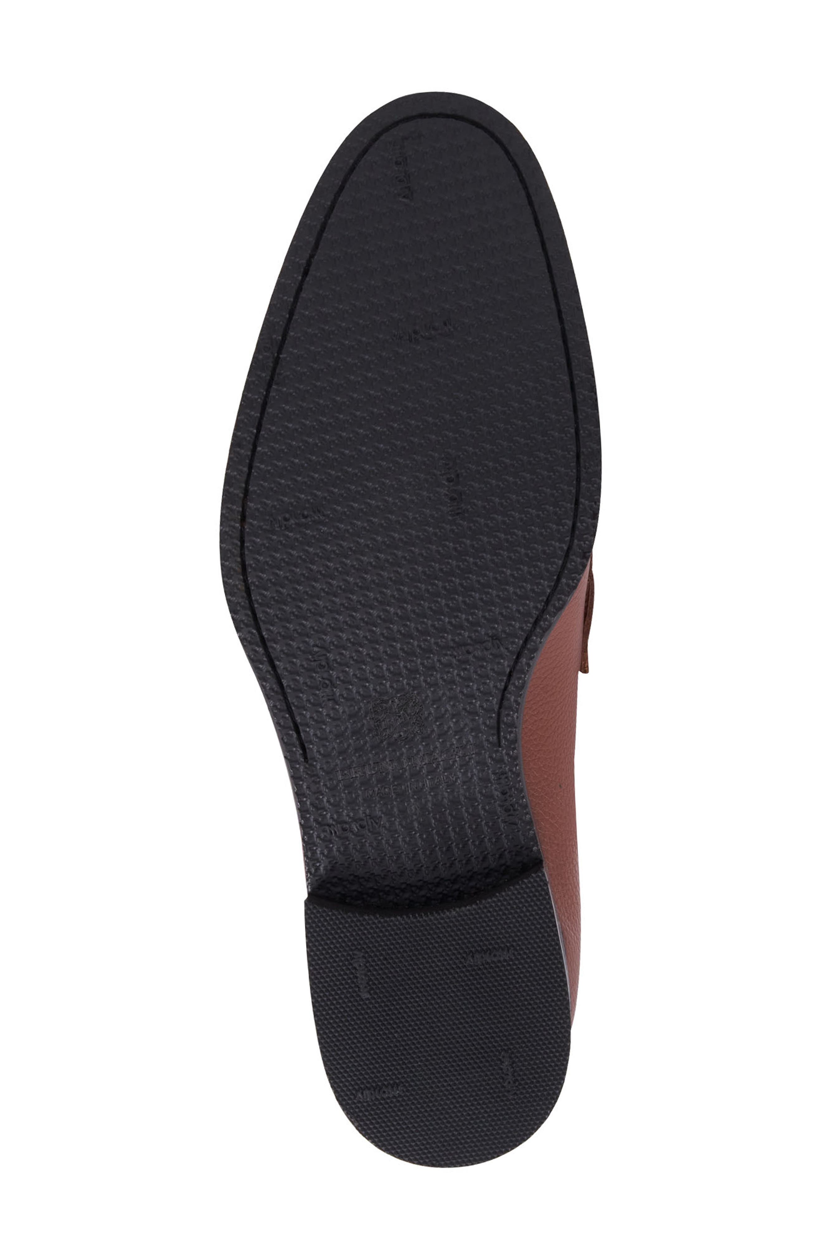 Bruno Magli Roberto Pebbled Bit Loafer, Alternate, color, Cognac Tumbled