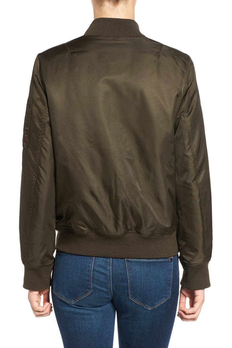 Levi's® MA-1 Bomber Jacket, Alternate, color, ARMY GREEN