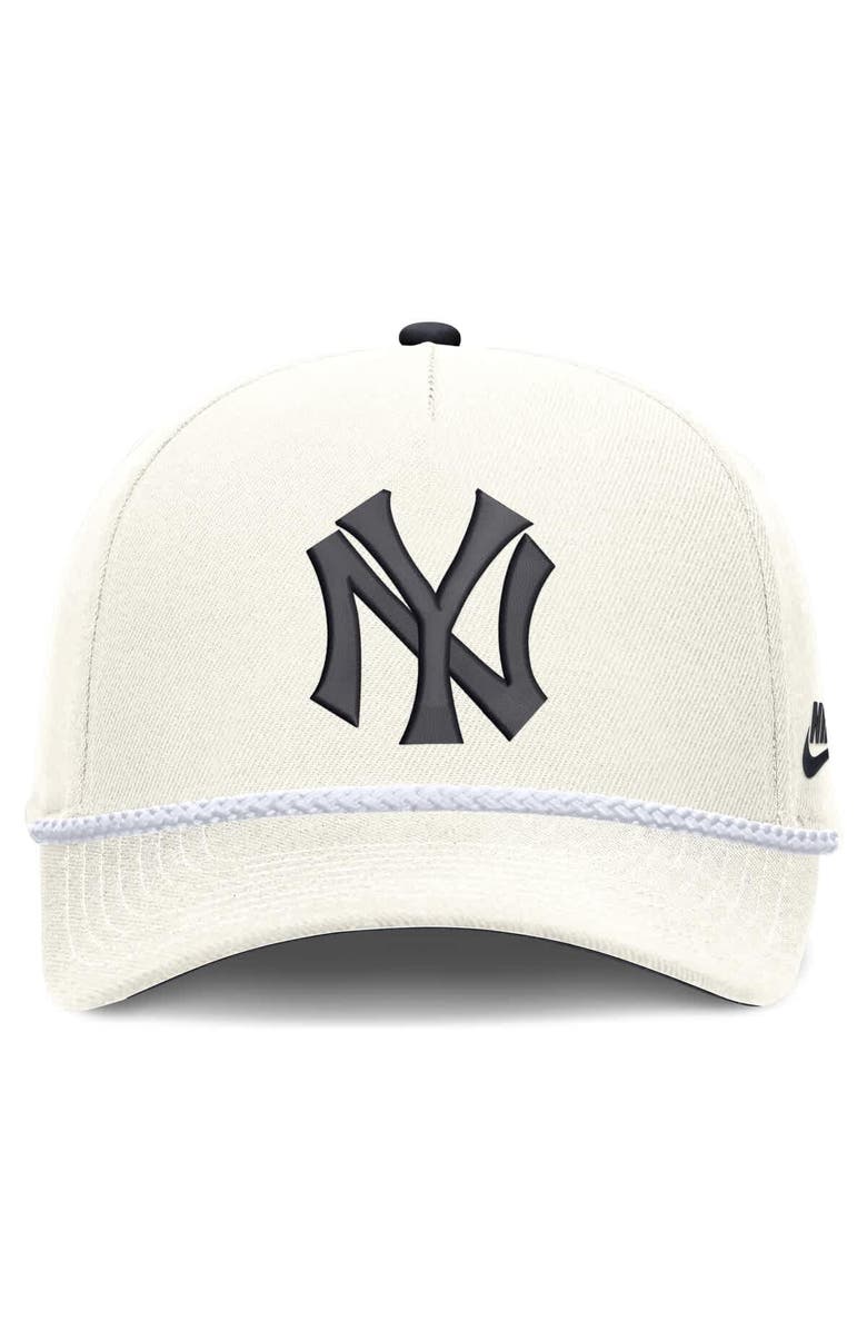 Nike Men's Nike Cream New York Yankees Cooperstown Rise Adjustable Hat, Alternate, color, Cream
