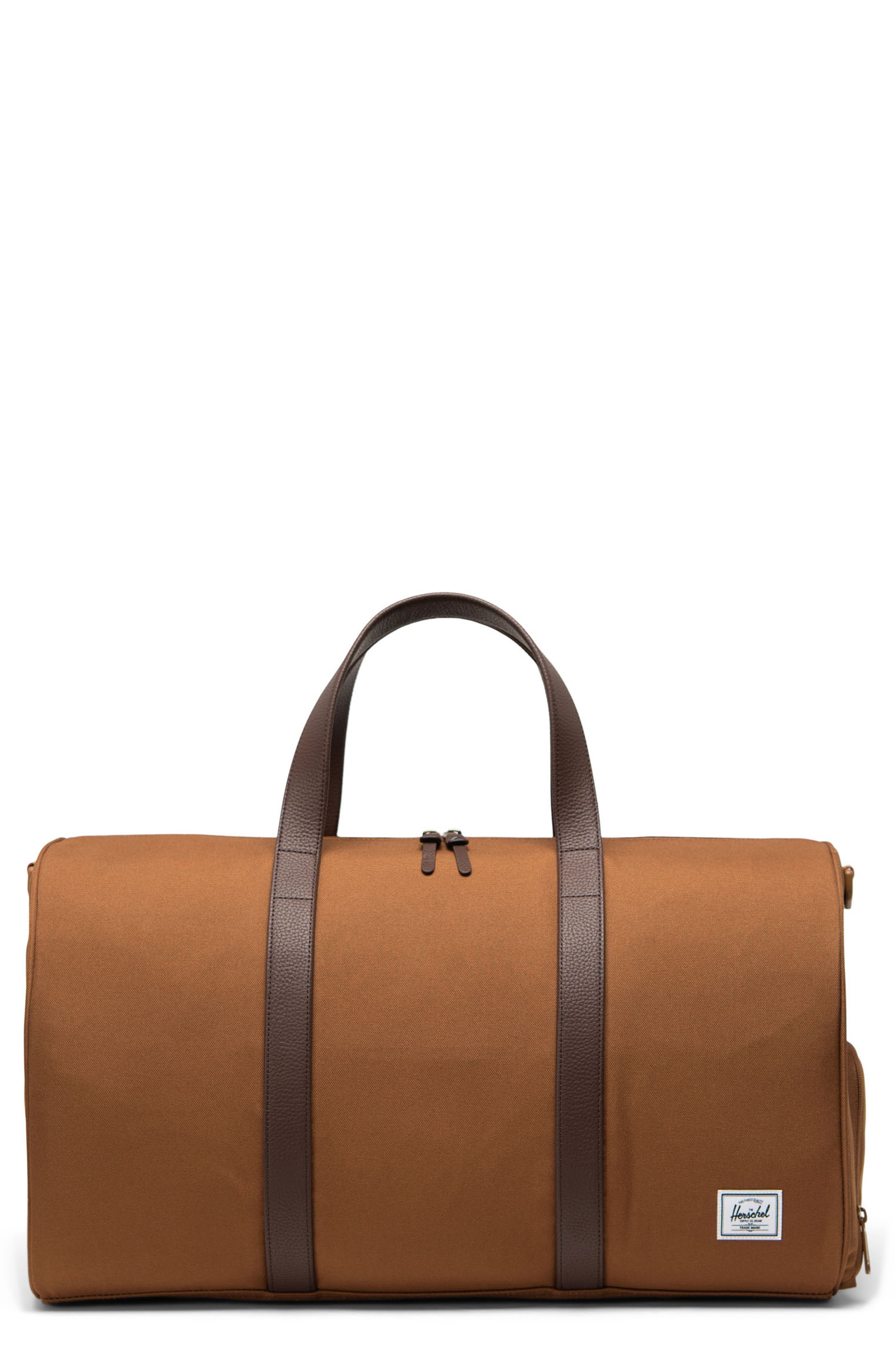 Herschel Supply Co. Novel Water Resistant Recycled Polyester Duffle Bag, Main, color, 