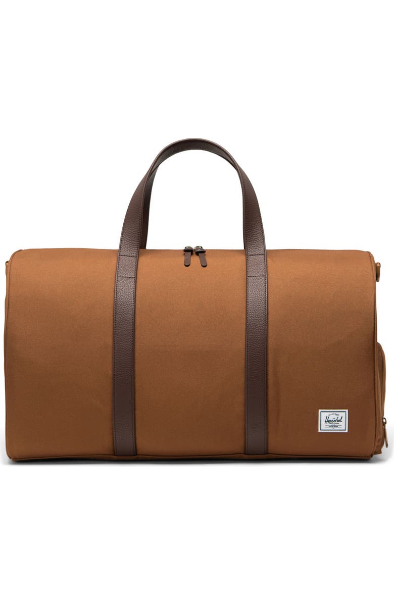 Herschel Supply Co. Novel Water Resistant Recycled Polyester Duffle Bag, Main, color,