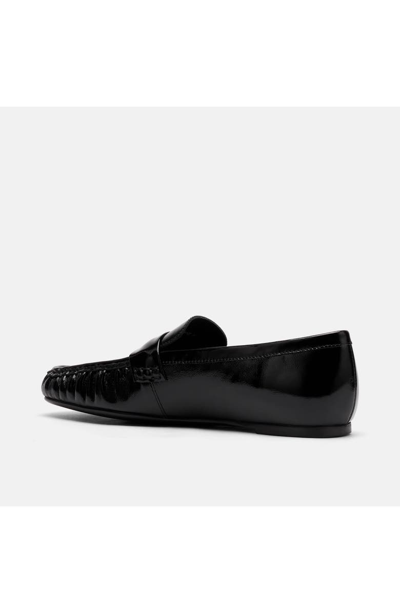 MARC NOLAN Jane Leather Square-Toe Slip-On Loafers, Alternate, color, Black Patent