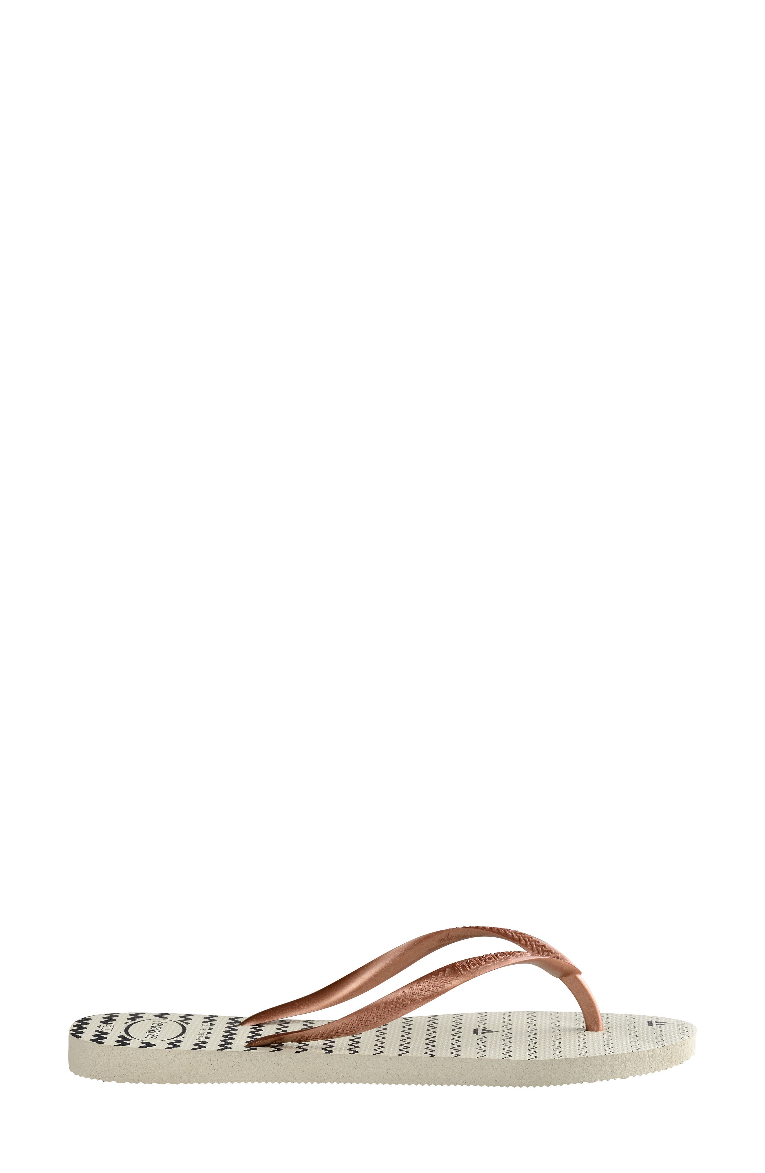 Havaianas Slim Oceano Flip Flop, Alternate, color, 
