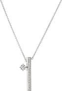 HEARTS ON FIRE Barre Pavé Diamond Pendant Necklace