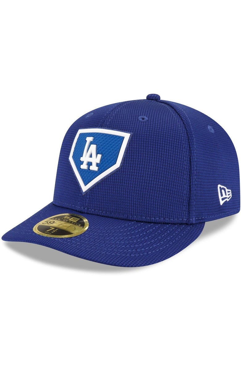 New Era Men's New Era Royal Los Angeles Dodgers 2022 Clubhouse Low Profile 59FIFTY Fitted Hat, Main, color, 