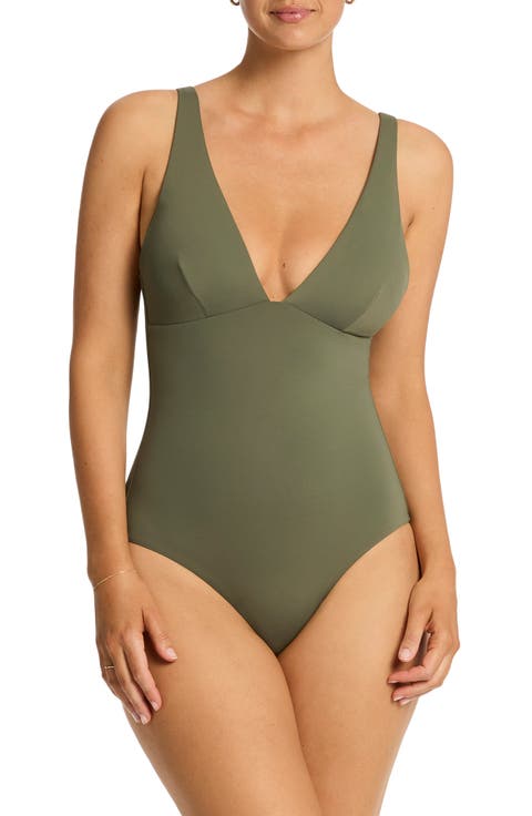 Essentials Longline One-Piece Swimsuit