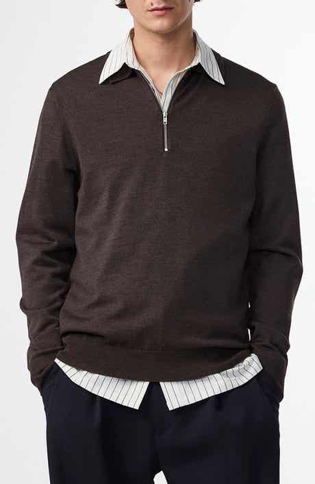 NN07 Quarter Zip Wool Polo Sweater