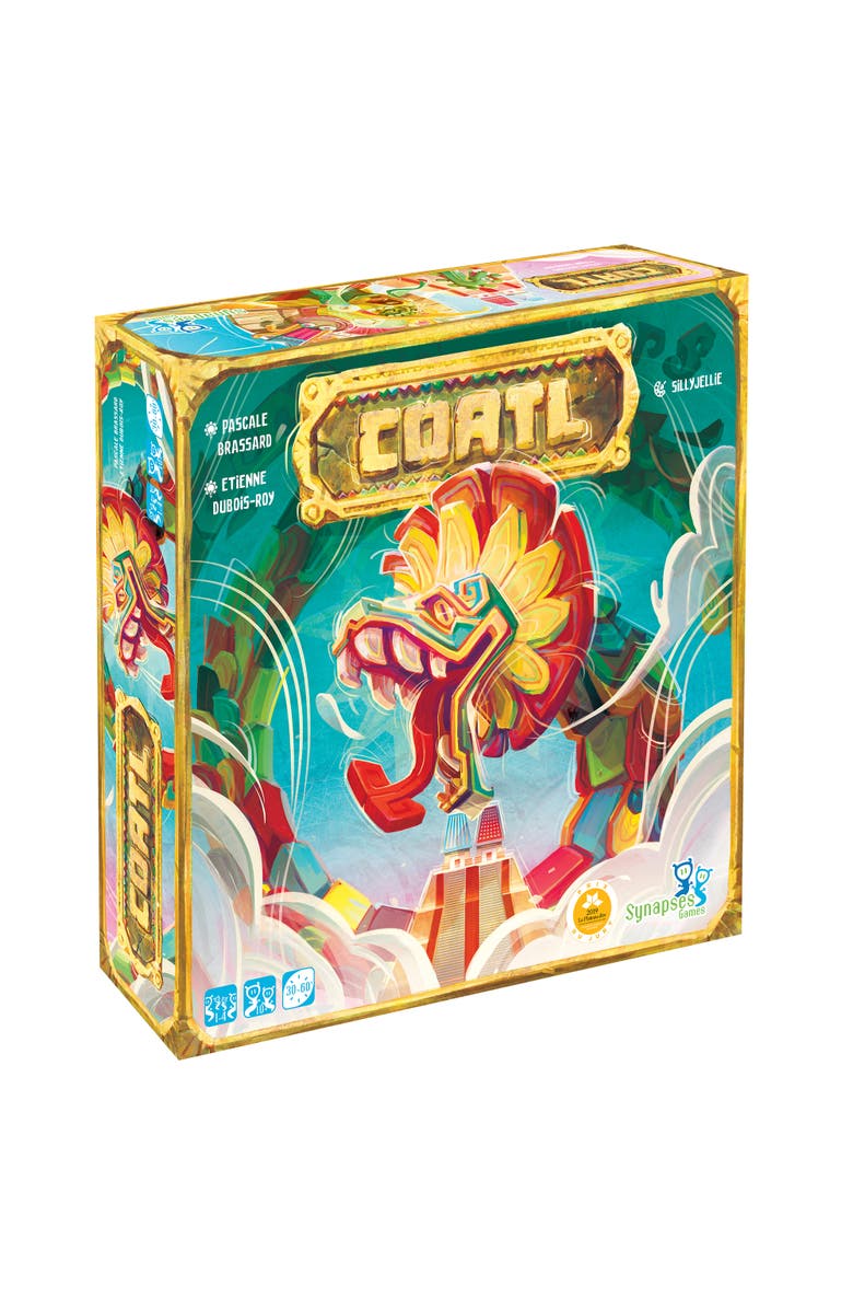 Synapses Games Coatl, Strategy Board Game, 1-4 Players, Main, color, Multicolored