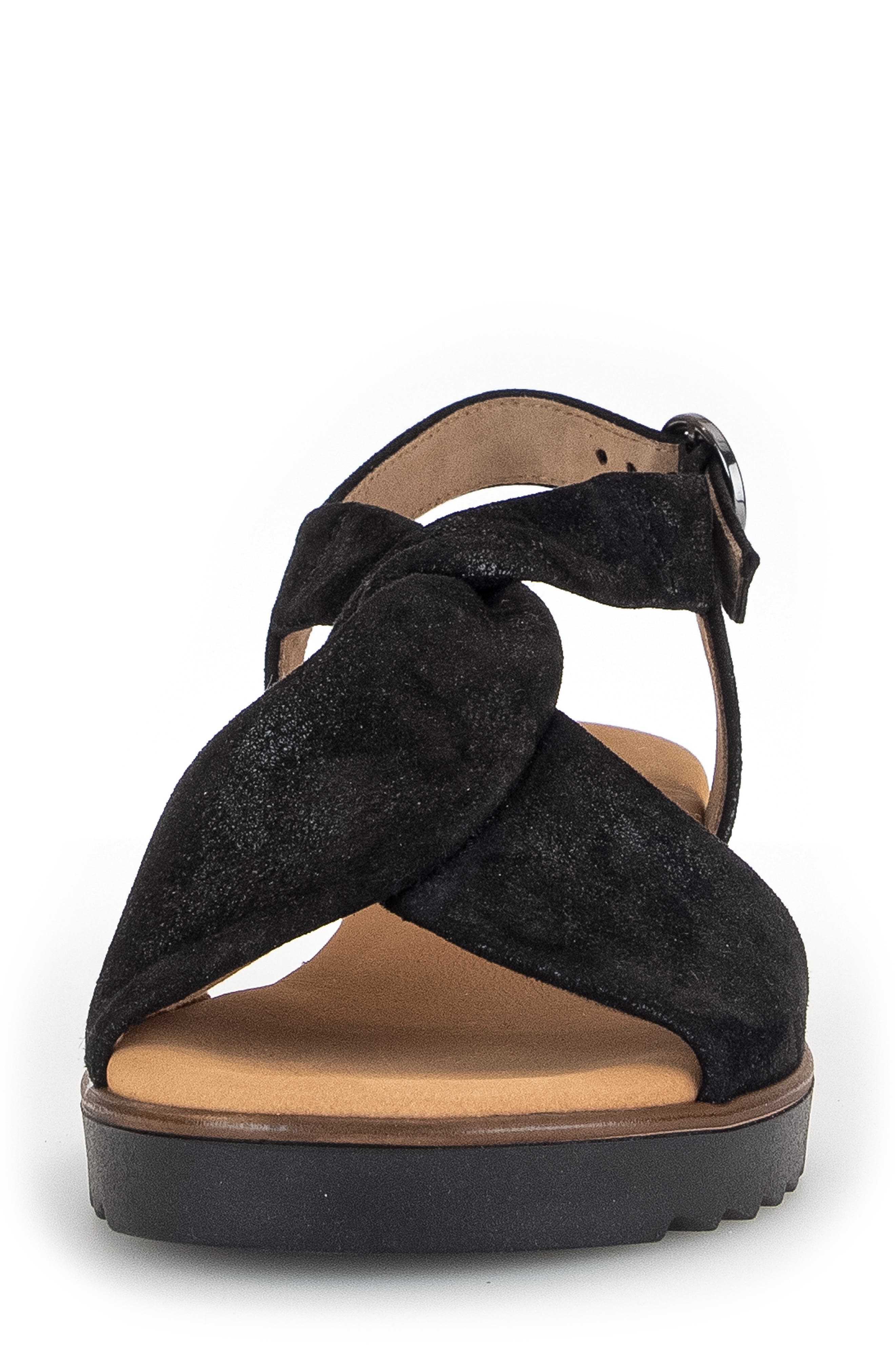 Gabor 42.751 Wedge Sandal, Alternate, color, Black