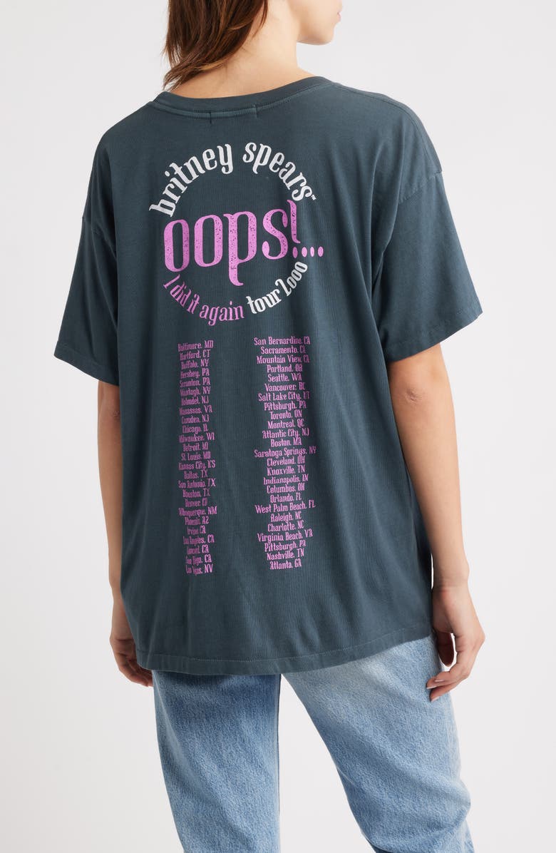 Daydreamer Britney Spears 'Oops I Did It Again' Graphic T-Shirt, Alternate, color, Vintage Black