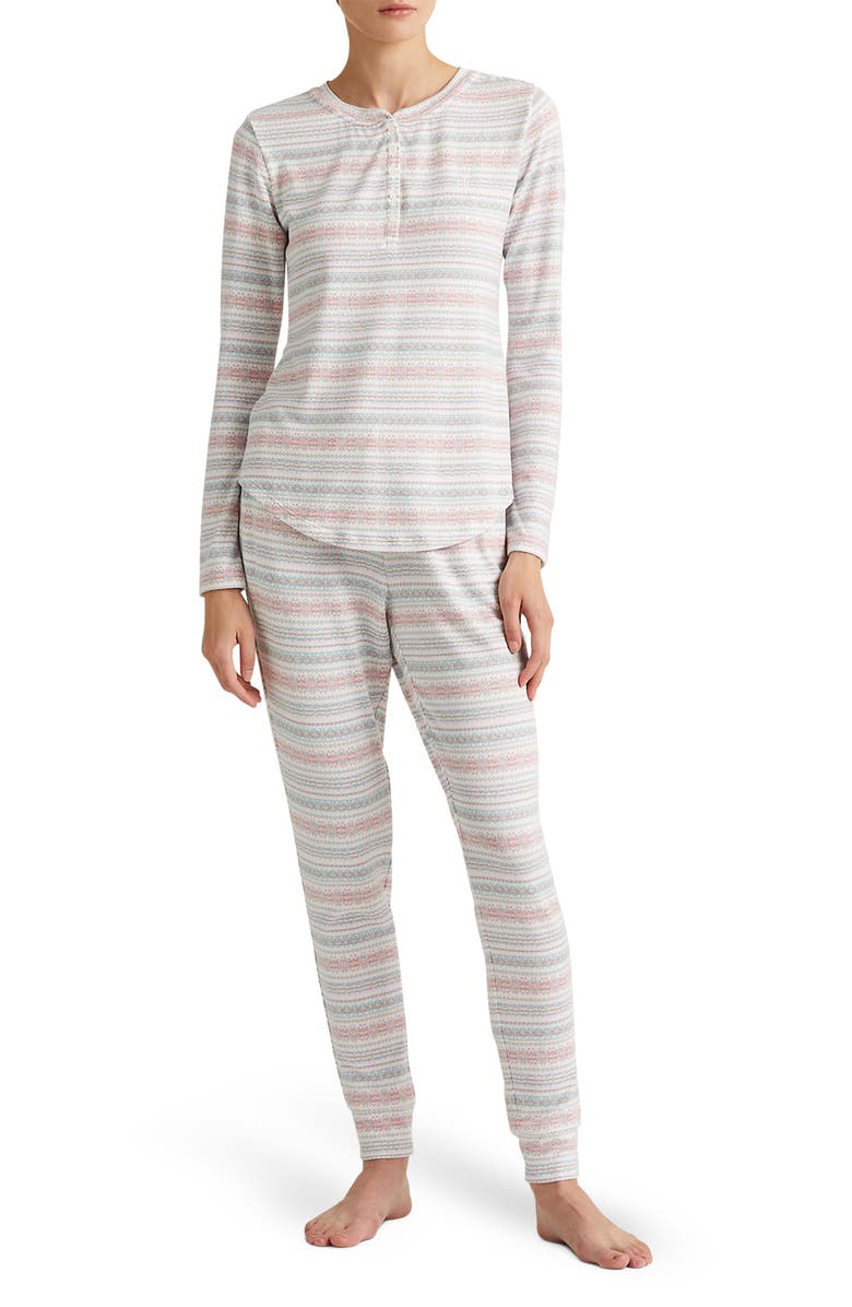 Lauren Ralph Lauren Print Pajamas, Main, color, 