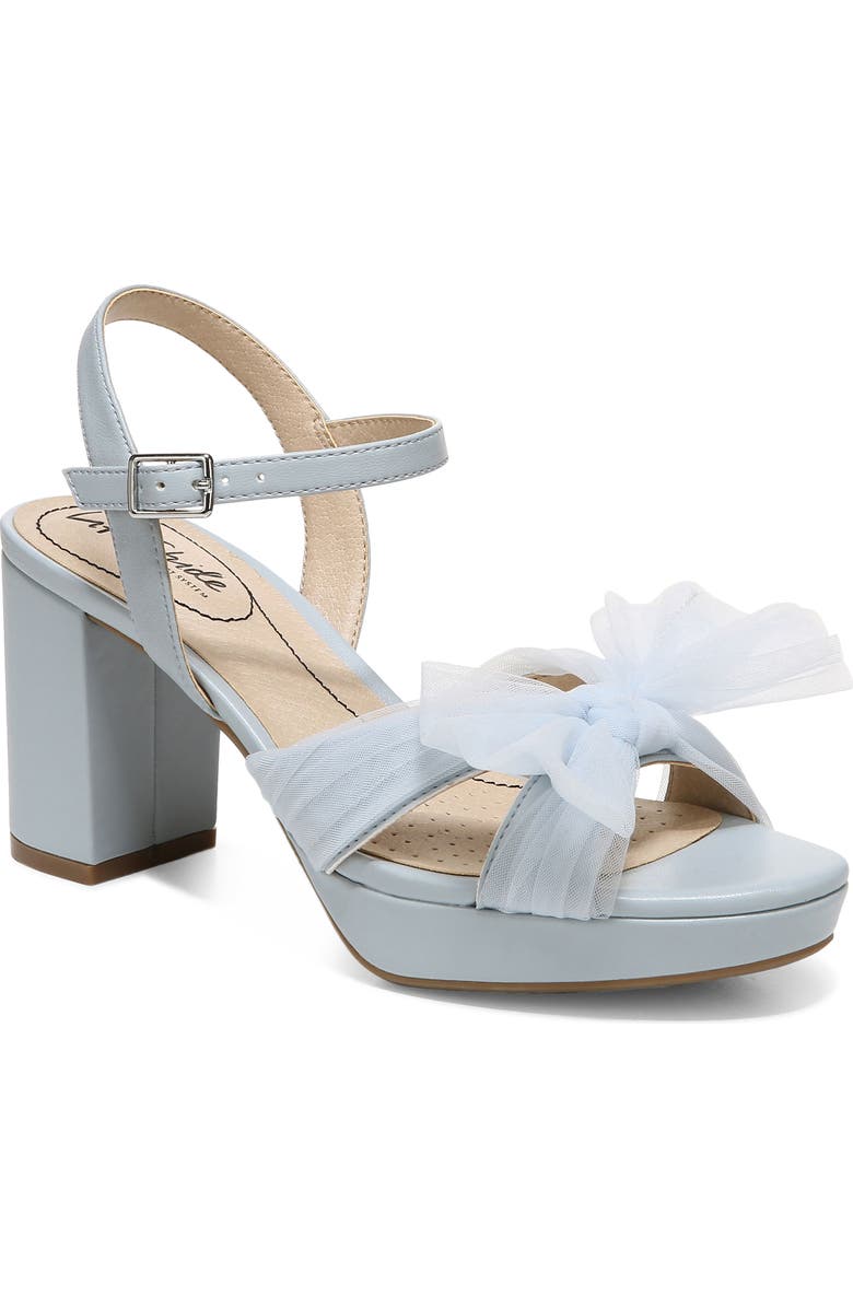 LifeStride Last Dance Platform Sandal, Main, color, Pearl Blue