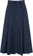 Reiss Simone Cotton Blend Maxi Skirt