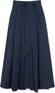 Reiss Simone Cotton Blend Maxi Skirt