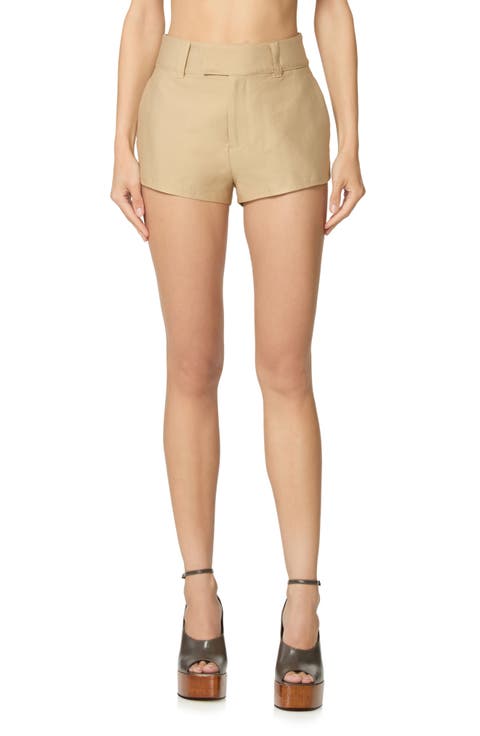 Elson High Waist Twill Hot Shorts