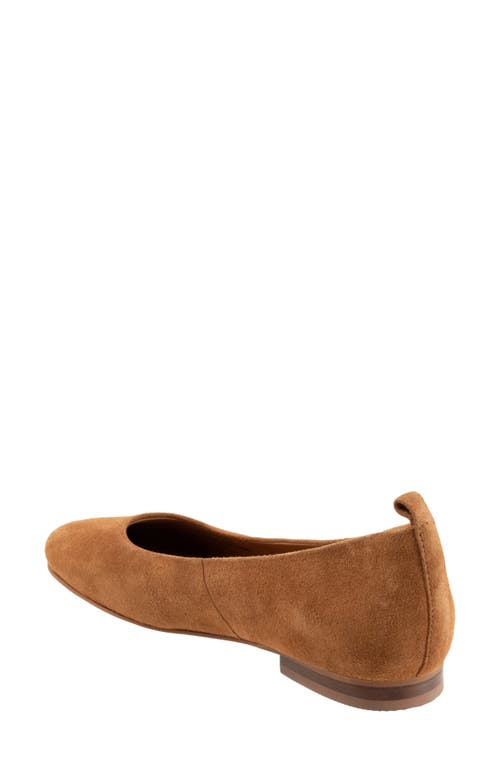Softwalk ® Kiris Flat In Luggage Suede