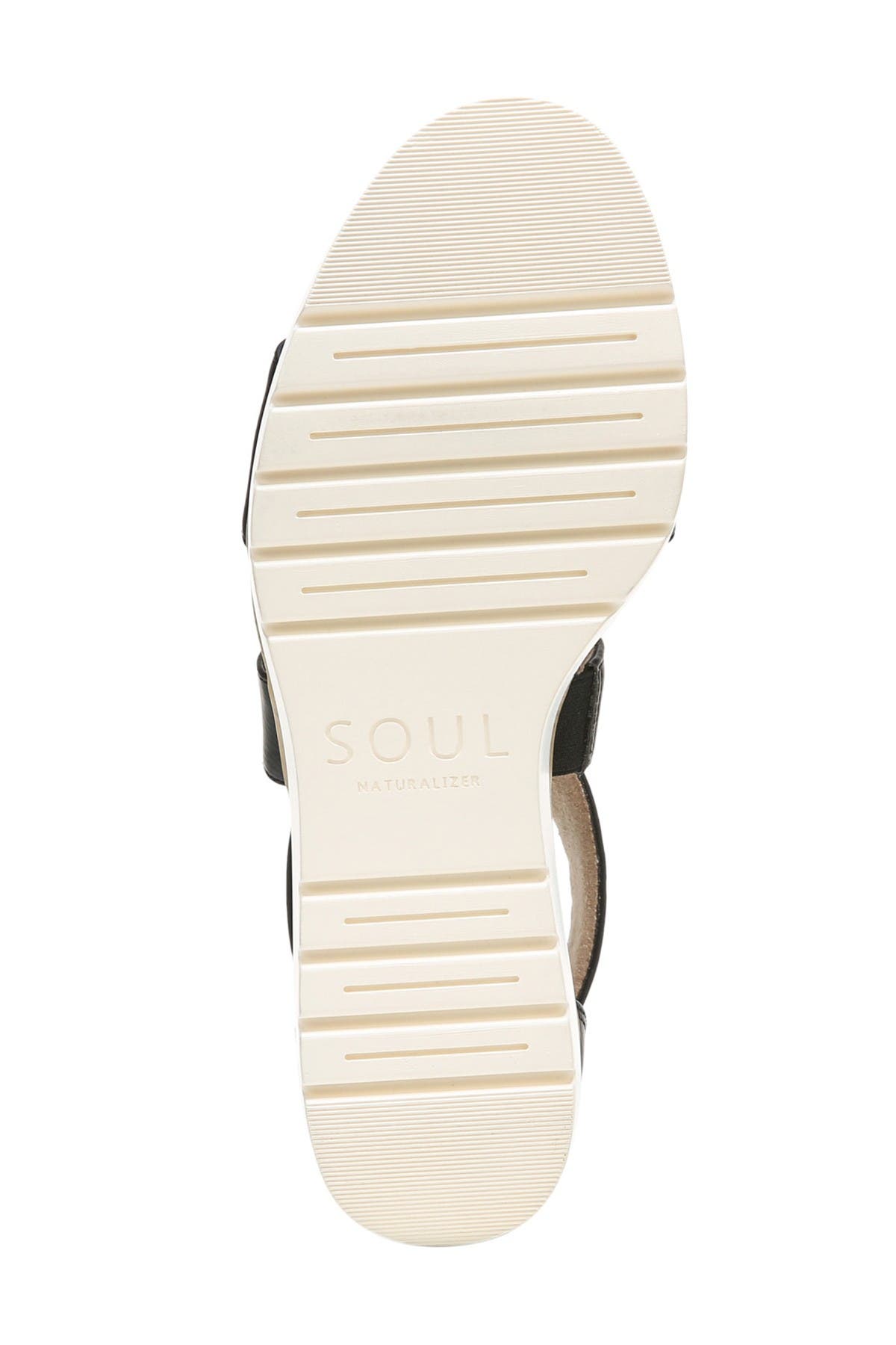 SOUL NATURALIZER Goodtimes Platform Wedge Sandal - Wide Width Available, Alternate, color, Black