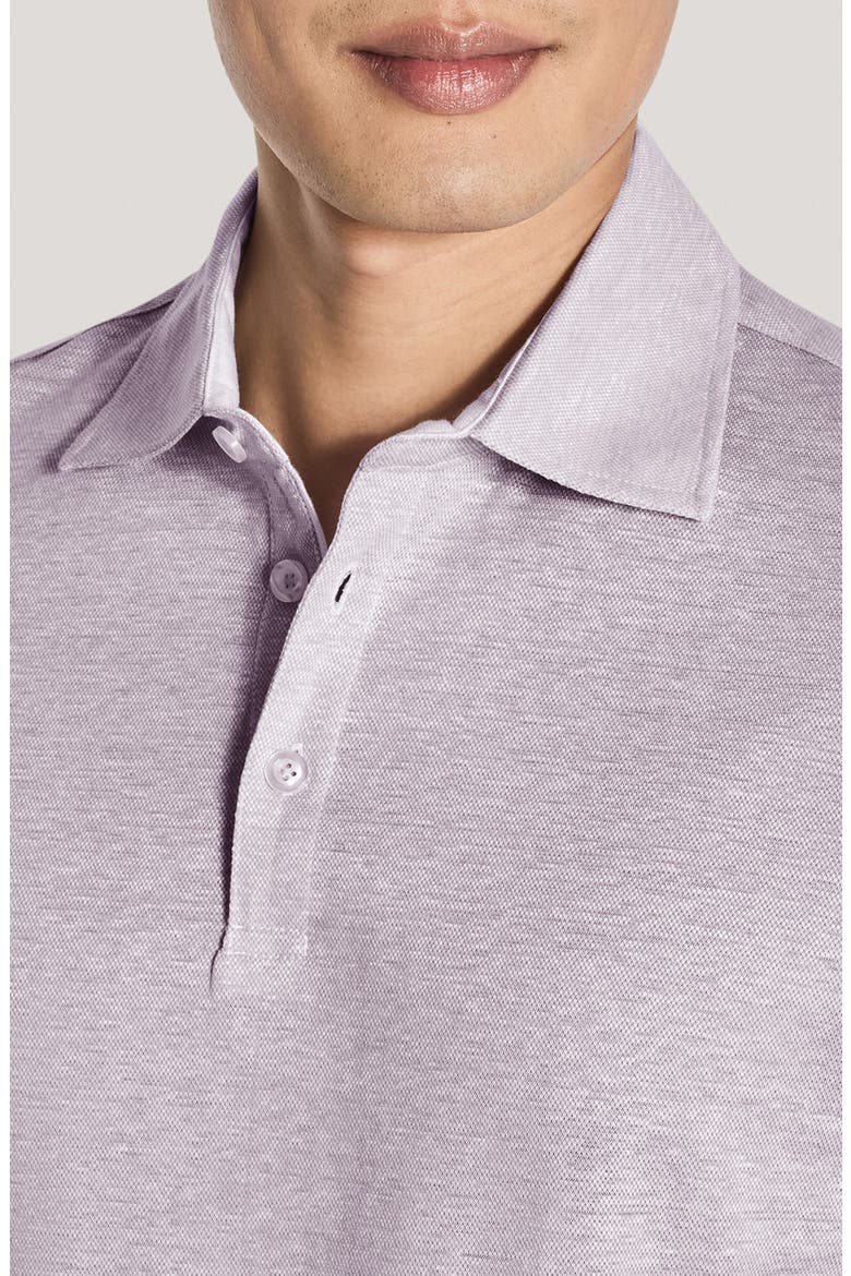 Davis Cotton Blend Piqué Polo, Alternate, color, MISTY LILAC