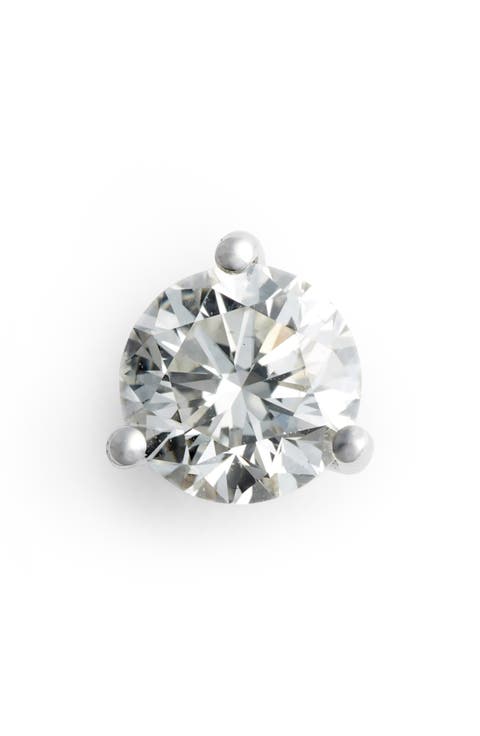 Single Diamond Stud Earring