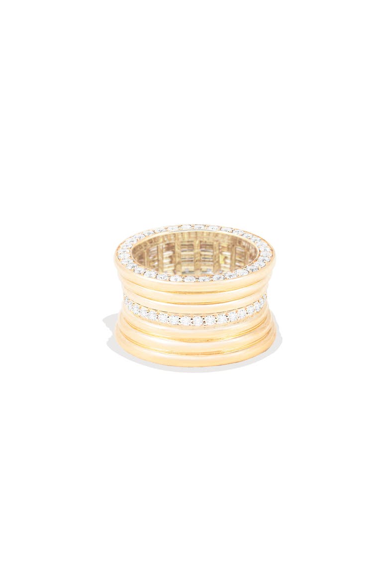 Revel Dimensional Cigar Band, Main, color, Diamond- Gold