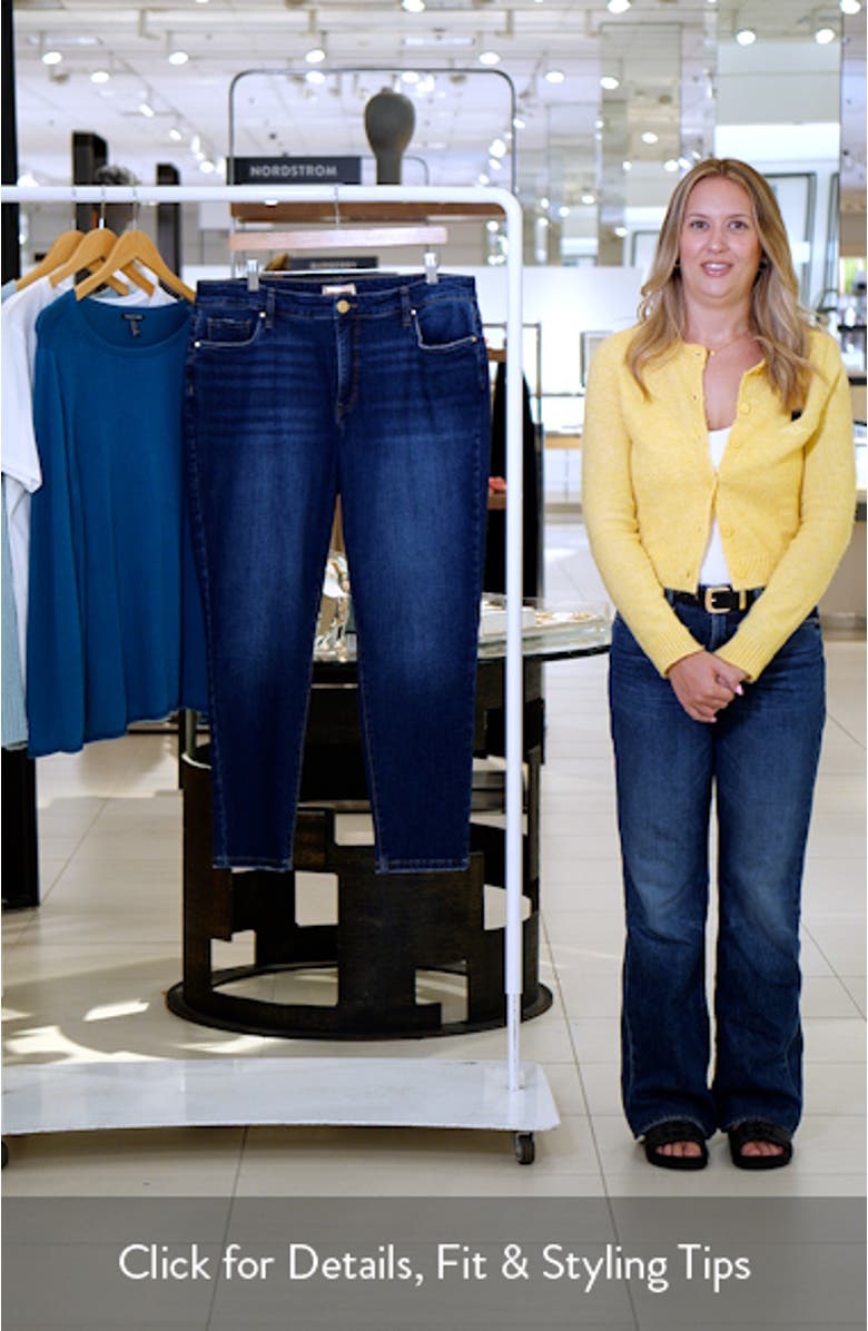 Reese Fab Ab Ankle Slim Straight Leg Jeans, sales video thumbnail